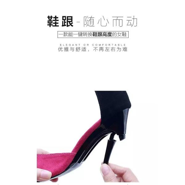 Luxury Women's Ladies Elegant adjustable High Heels Comfortable Slip-On Dress Shoes with Thin Heels Pointed Toe Pumps for Business Office