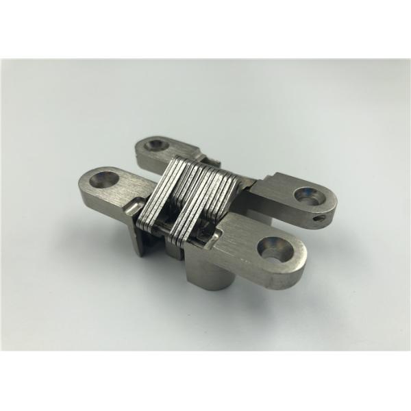 Satin Nickel Concealed Invisible Hinges For Wardrobe Door Cupboard Door