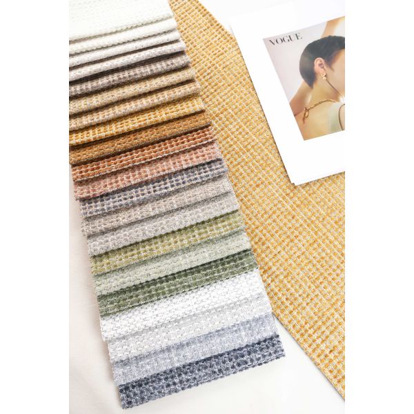 Teinture tridimensionnelle Tissu tissé mélangé pour canapé et oreiller et coussin Décoration Tissu d'ameublement Tissu de maison