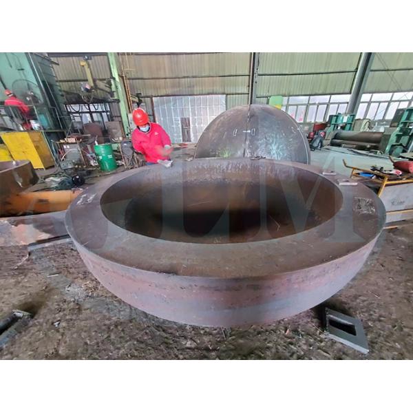 Толщина 180mm диаметра 2500mm крышки сосуда оффшорного эллиптического блюда главная