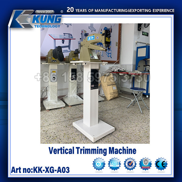 Customized Vertical Shoe Trimming Machine 1 Year Warranty