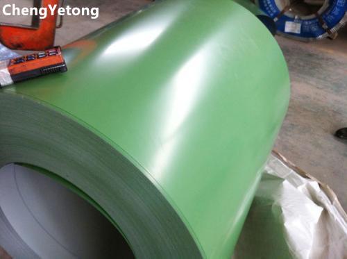 PE Coating PPGL Steel Coil Plain Green Color Chemical Resistance For Classroom Chalkboard