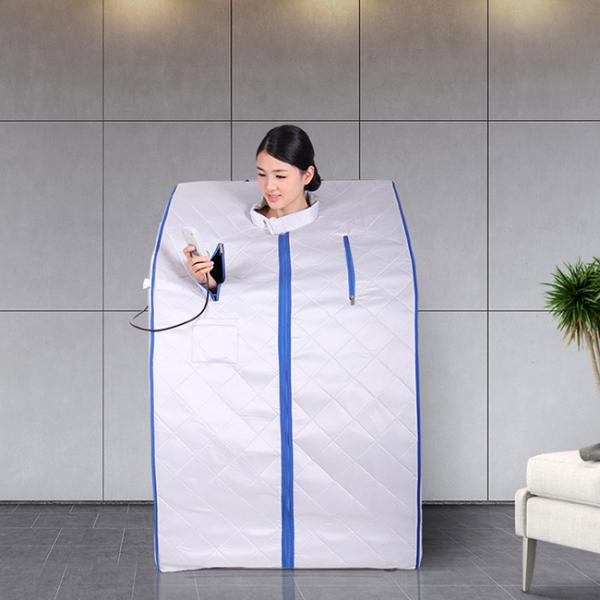 Silver Infrared Low Emf Portable Carbon Panel Heater Sauna One Person Sauna Tent