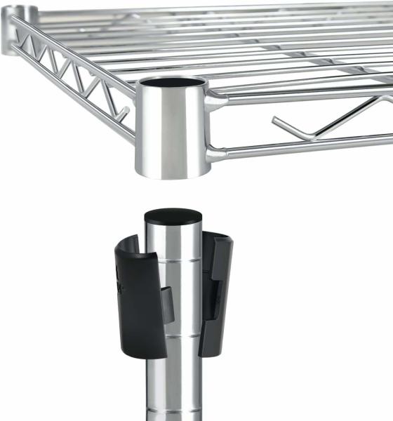 Chrome ESD Wire Shelving Unit Shelf Chrome ESD Wire Shelving Unit