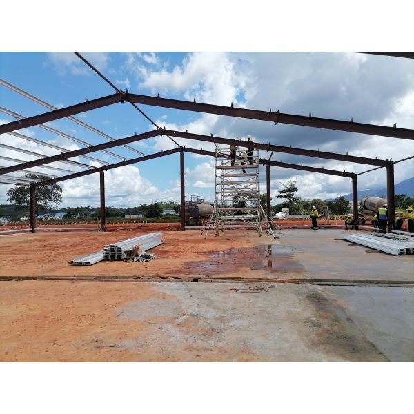Steel Structure Flat Pack Site Office Prefabricated Accommodation Building Corrosion Resistant