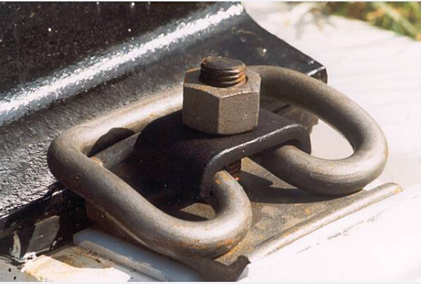 Зажимы рельса ГОСТ (ГОСУДАРСТВЕННЫЙ СТАНДАРТ) АРС-4 русские эластичные для R65 и R75 рельса, стандарт APC стали Q235