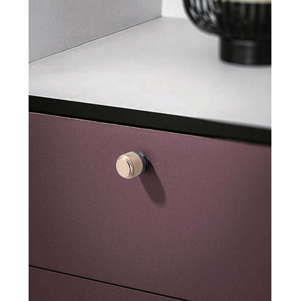 Finland Stylish  Handles Kitchen cabinet pulls and handles Knurled Handle Brushed Brass  Aluminum Door pulls