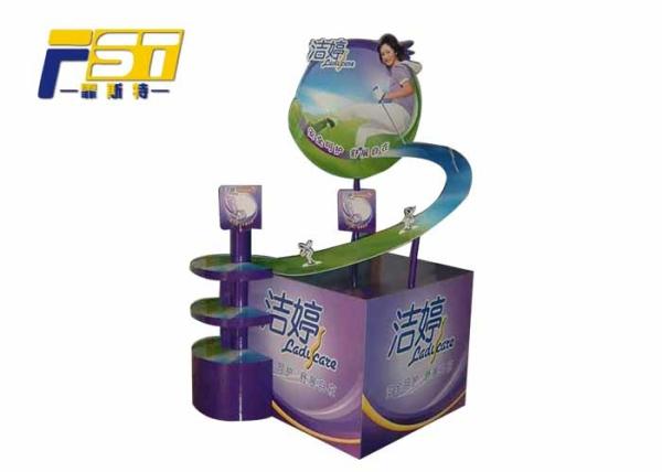 CMYK Printing Cardboard Pallet Display , Paperboard Pallet Display Box For Promotion