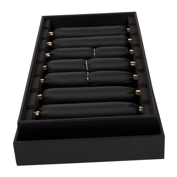 Ring Organizer Jewelry Display Box Cardboard Material Many Slots Easy To Carry