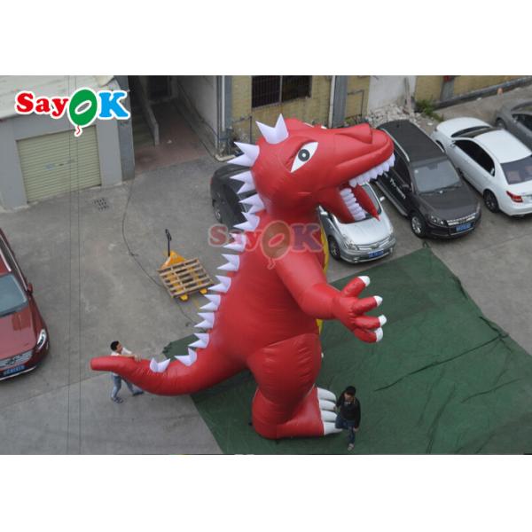 Надувный рождественский динозавр ПВХ брезент гигантский надувный раптор динозавр воздушный шар динозавр