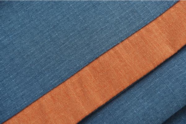 Anti-dust modern smart remote motorized blue grey beige linen curtain Roman blind customized blackout
