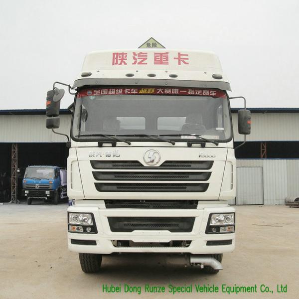 SHACMAN 10 Wheeler Heavy Oil Tanker Truck , Gasoline Delivery Truck 30000 Liters