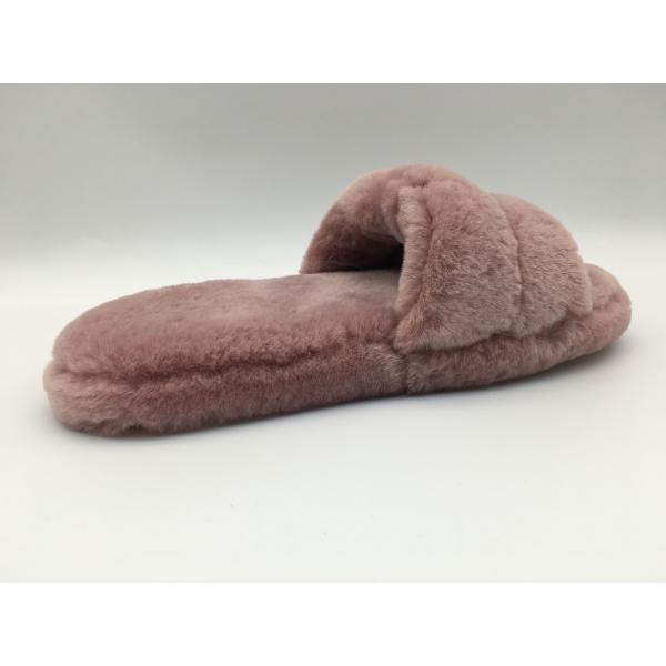 Stylish Womens Warm Winter Slippers Non Slip Pink Fleece Slippers