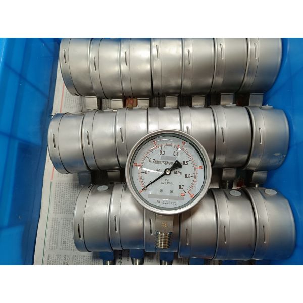 4 Inch 316 Stainless Steel Pressure Gauge with Bayonet Ring for Shock Proof Performance