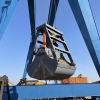 3 Cbm 2 Rope Coal Mechanical Grab Bucket Clamshell Hydraulic For Overhead Crane