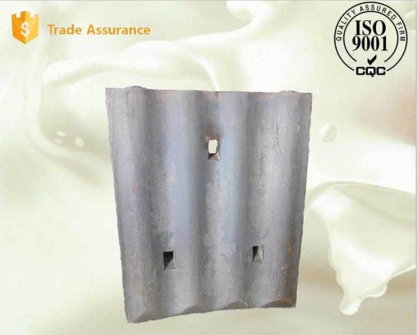 Pearlitic Cr-Mo Alloy Steel Castings Lifter Bars , HRC33- HRC43 Ball Mill Lining