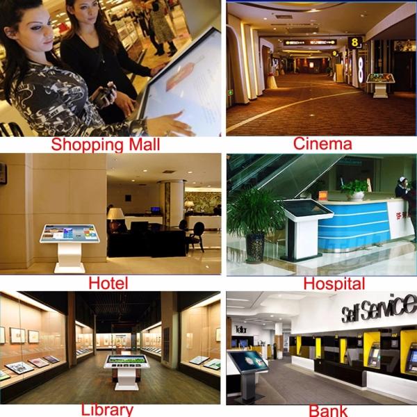 Signage LCD цифров стойки пола на открытом воздухе