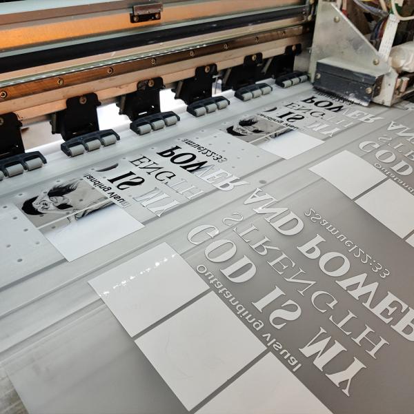 0.075mm DTF PET Film à presses thermiques à une seule face