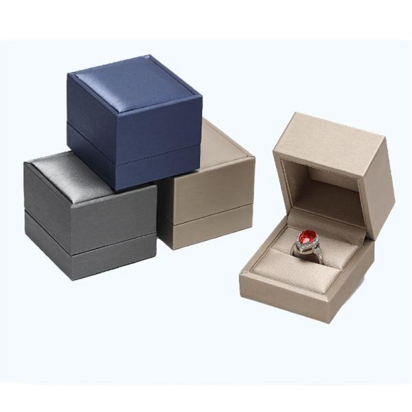 Boîte d'emballage de bijoux en PU pour bagues, boucles d'oreilles, bracelets et colliers 0,300 kg