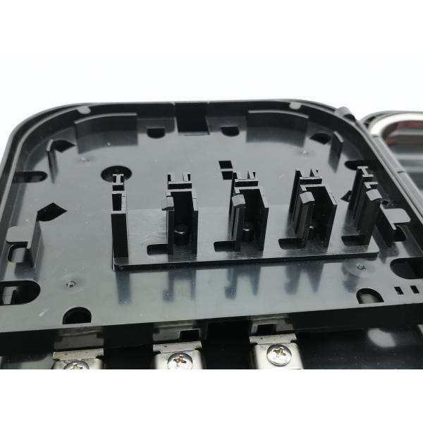 YINGDA 8Port Fiber Optic Splitter Box для распределения кабелей FTTH Black 8 cores SC Allen Screw UL94 V0