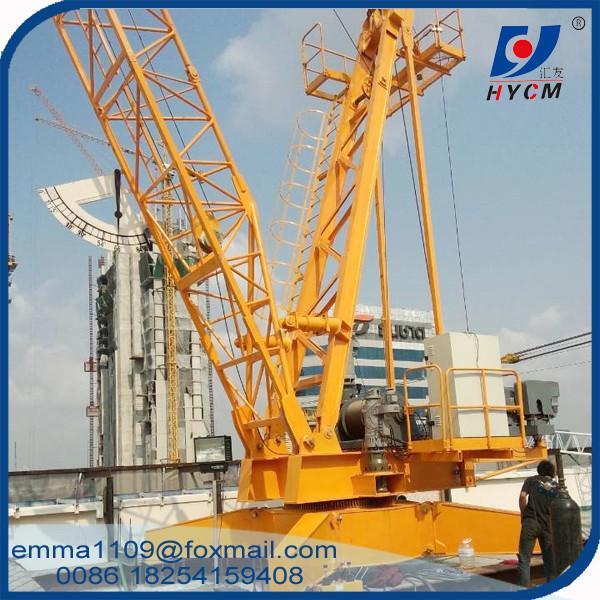 3 toneladas QD1515 Luffing Derrick Crane Elevação Edifícios Materiais Máquinas