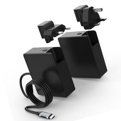 Chargeur de bureau USB C PD de 100 W avec câble d'extension et prise détachable