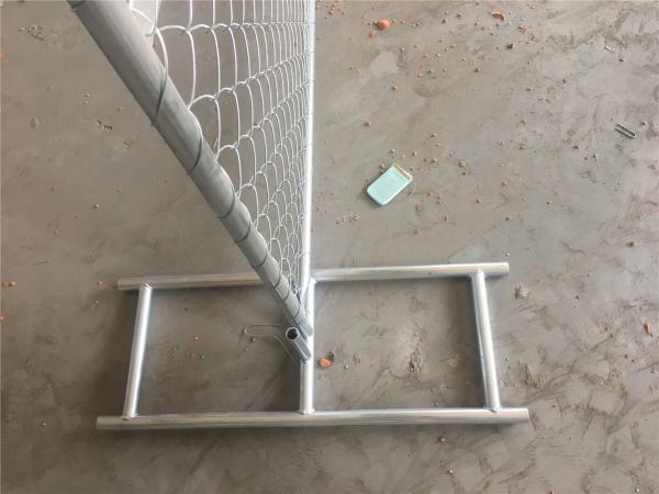 chain link temporary construction fence panels 6FT X 10F Mesh 2 3/8  x 2 3/8 ( 60mm x 60mm ) x 12 gauge wire