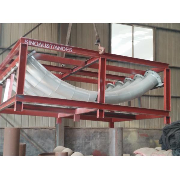 ASTM A106 30 Degree Q235 8mm Pipe Fittings Elbows , Ceramic Lined Elbow