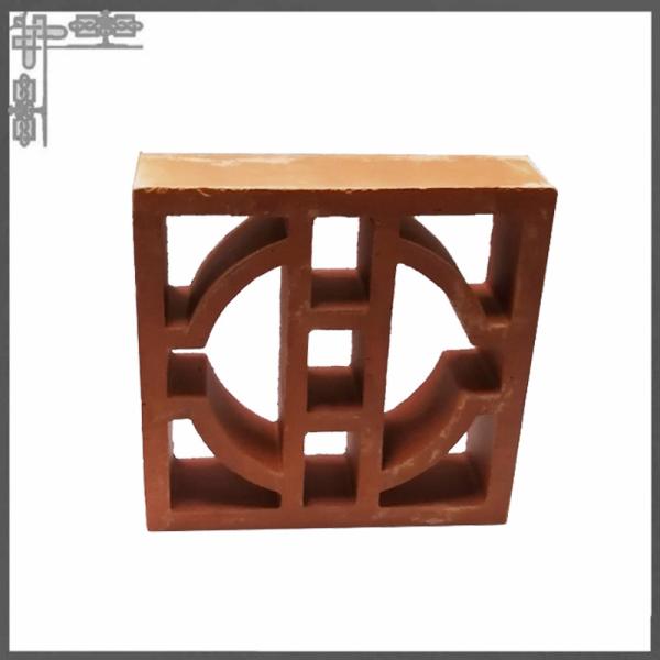 Jardim Clay Bricks Outdoor Wall Blocks vermelho da cavidade da terracota da beleza