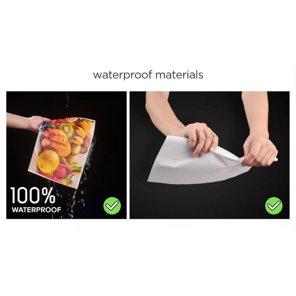 Vinyl Sticker Holographic Easy Adhesion Waterproof Inkjet Printable Die Cut Self-Adhesive Paper