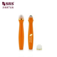 SRS8447-15ML Injection soufflant personnaliser la couleur Bouteille en PETG en plastique brillant avec boule d'acier pour le sérum d'essence capillaire