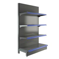 O dispositivo elétrico da loja do sistema do armazenamento da prateleira de Mini Steel Supermarket Display Rack perfurou furos