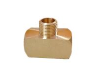 1/4NPT varón * varón 1/4NP * colocación de cobre amarillo femenina de 1/4NPT T