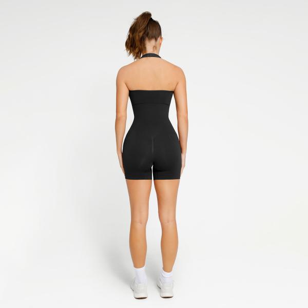 0.2kg Scrunch Butt Shapewear Bodysuit for Women's Fitness Yoga Workout Jumpsuit