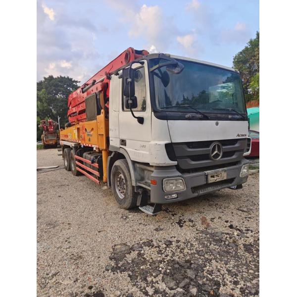 2014 Chariot de pompage de béton d'occasion 38m Machine de pompage de béton à décharge équipement avec pièces de rechange