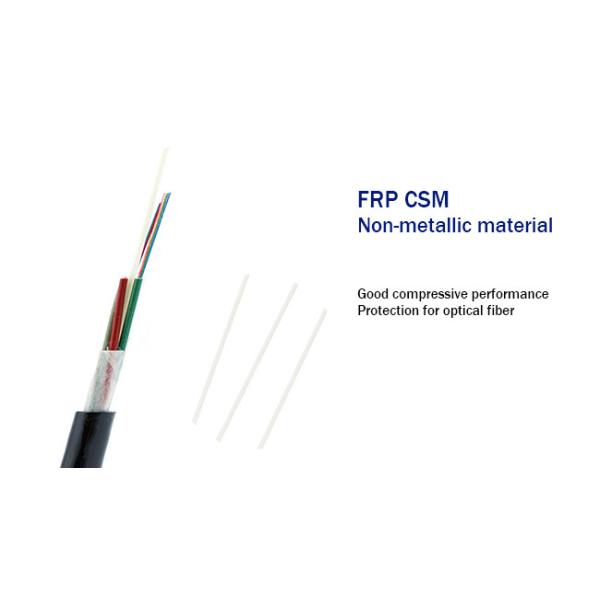 18 Core Outdoor Fiber Optic Cable Non - Metallic Duct And Non - Self Supporting