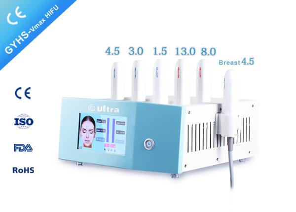 Portable HIFU Beauty Machine , Home Use  HIFU Skin Tightening Machine 800W