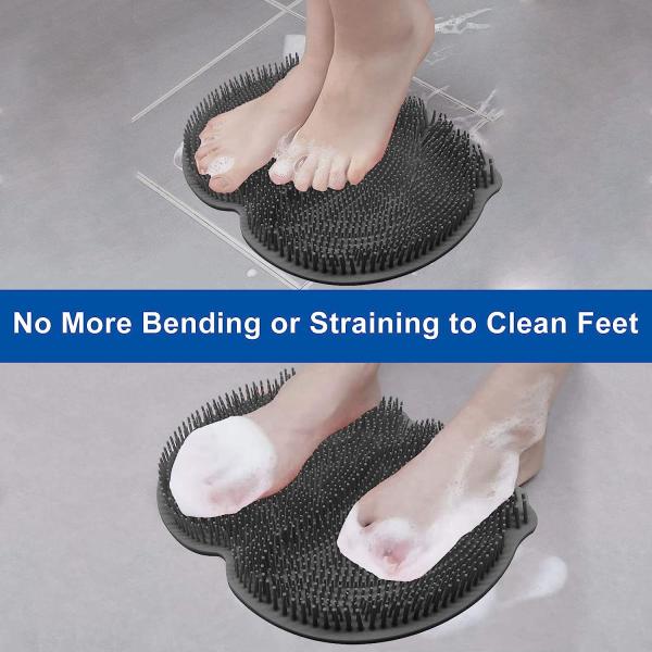 Безвредное водоустойчивого скруббера ноги циновки ливня силикона многоразовое