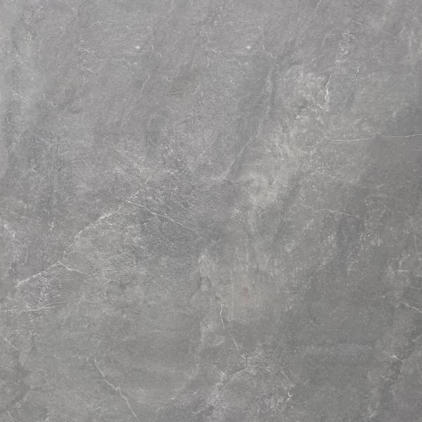 Panneaux de porcelaine vitrée polie 60x60cm plancher intérieur et mur balcon salle de bain cuisine gris