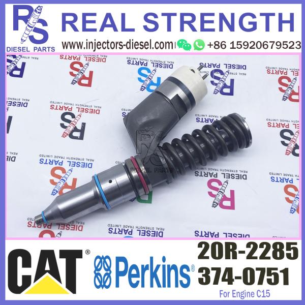 Injetor de combustível 374-0751 20R-2285 das peças de motor diesel para o Trilha-tipo trator D10N D10R D10T D10T2 de Caterpillar