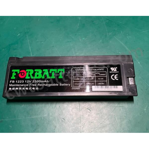 Baterías de litio usadas de 12V 2300mAh FORBATT FB1223 para monitor médico Goldway