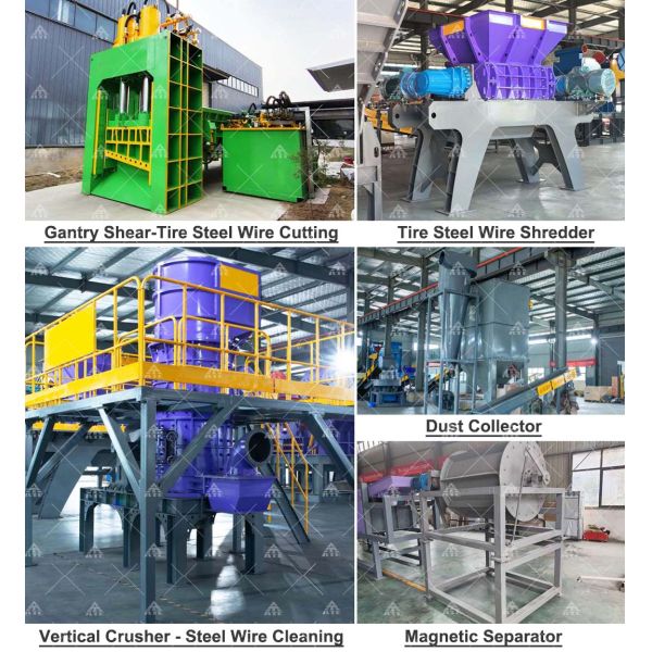 Automatic Manual Semi-automatic Tire Wire Crusher Steel Wire Crusher for High Productivity