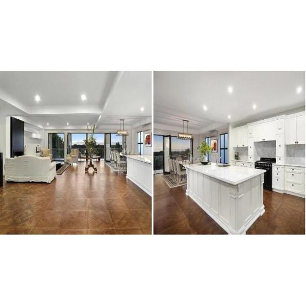 Современный светлый стальной дом виллы легкий собирает модульную панель изоляции