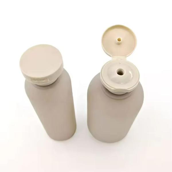 Bouteilles rondes à plaquette 200 ml Bouteilles de shampooing en plastique sur mesure