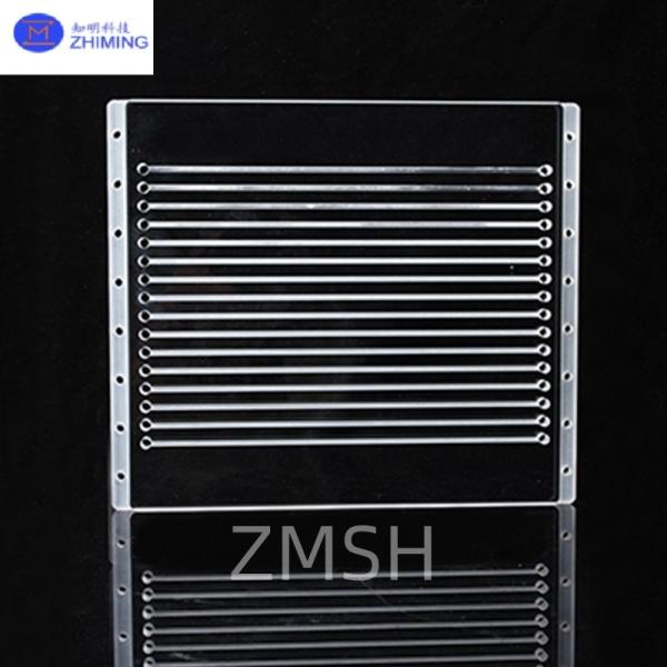UV/IR Grade Quartz Through Hole Plates Custom Cut High Temperature Chemical