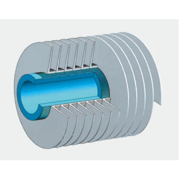 A179 Would Fin Tube L-Shaped AL1060 Fin Carbon Steel Tube Oil Cooler