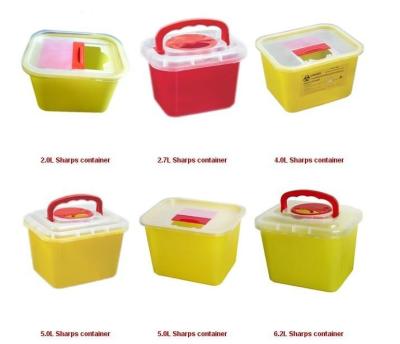 Disposable Sharps Container F/R/T/Y Shape for choice