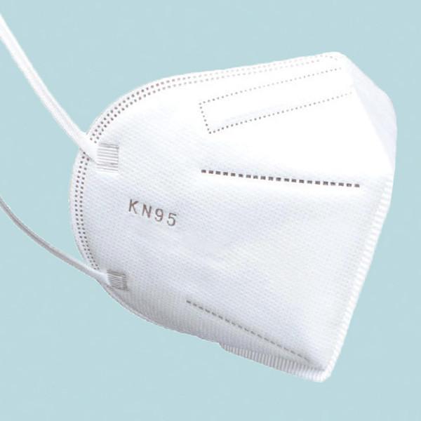 Custom Printed Earloop Kn95 Mask Head Loop Folding Non Woven Air Pollution Anti Dust Disposable