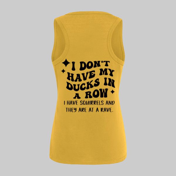 Distressed Women Tank Tops OEM ODM 160 Grams Vintage Sleeveless T-Shirt