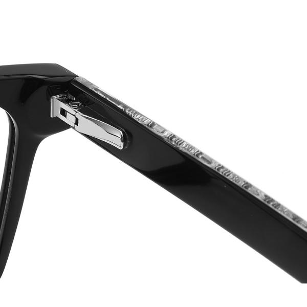 Preto luxuoso do Eyewear dos óculos de sol materiais quadrados irregulares do acetato para homens